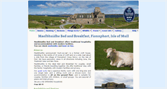 Desktop Screenshot of mull-bed-and-breakfast.co.uk